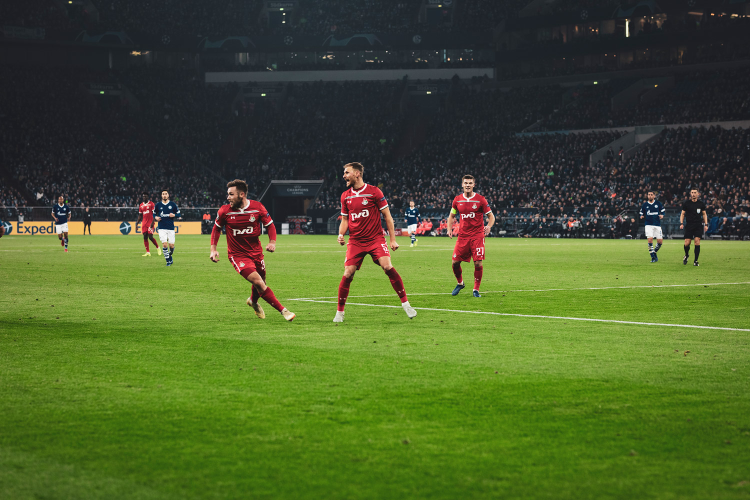 Schalke gegen Lok Moskau